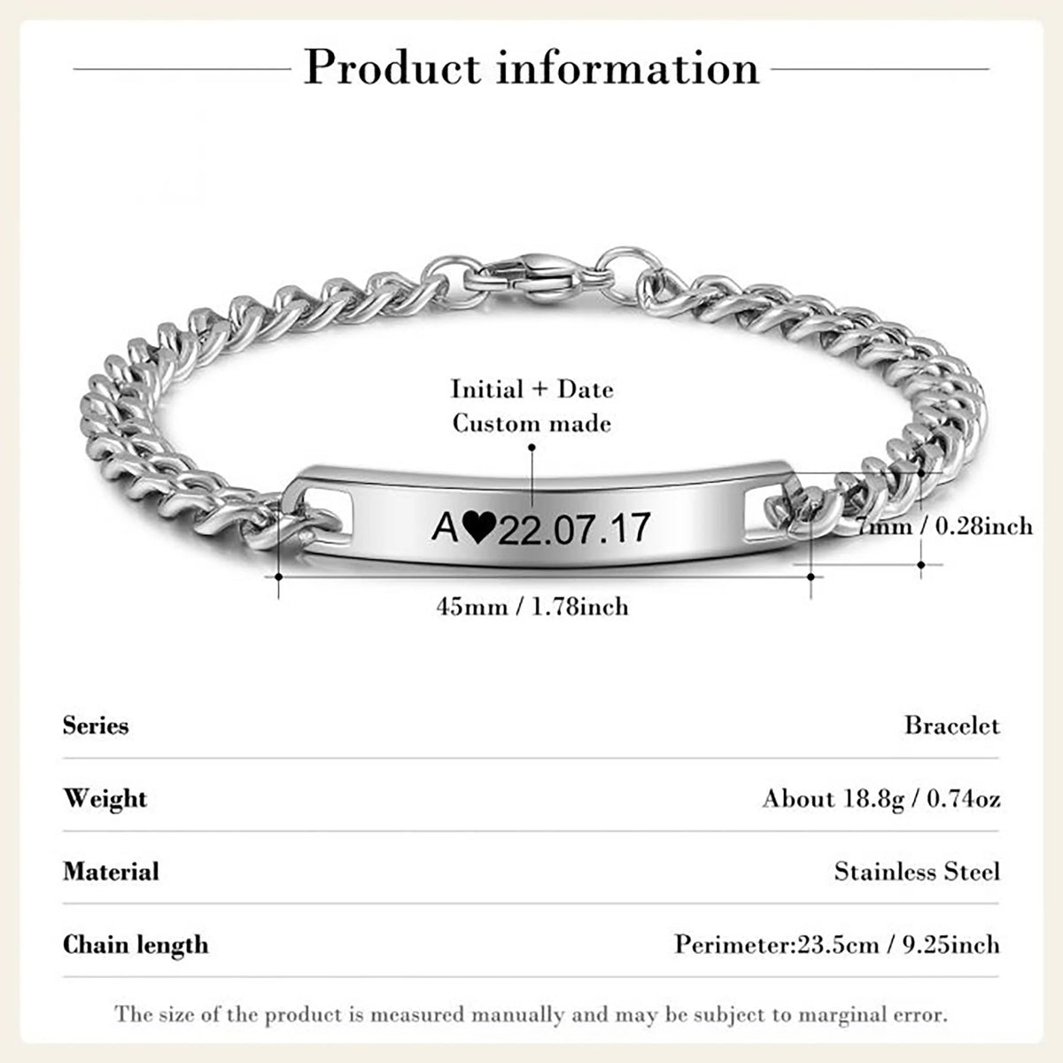 Mens personalised jewellery australia online