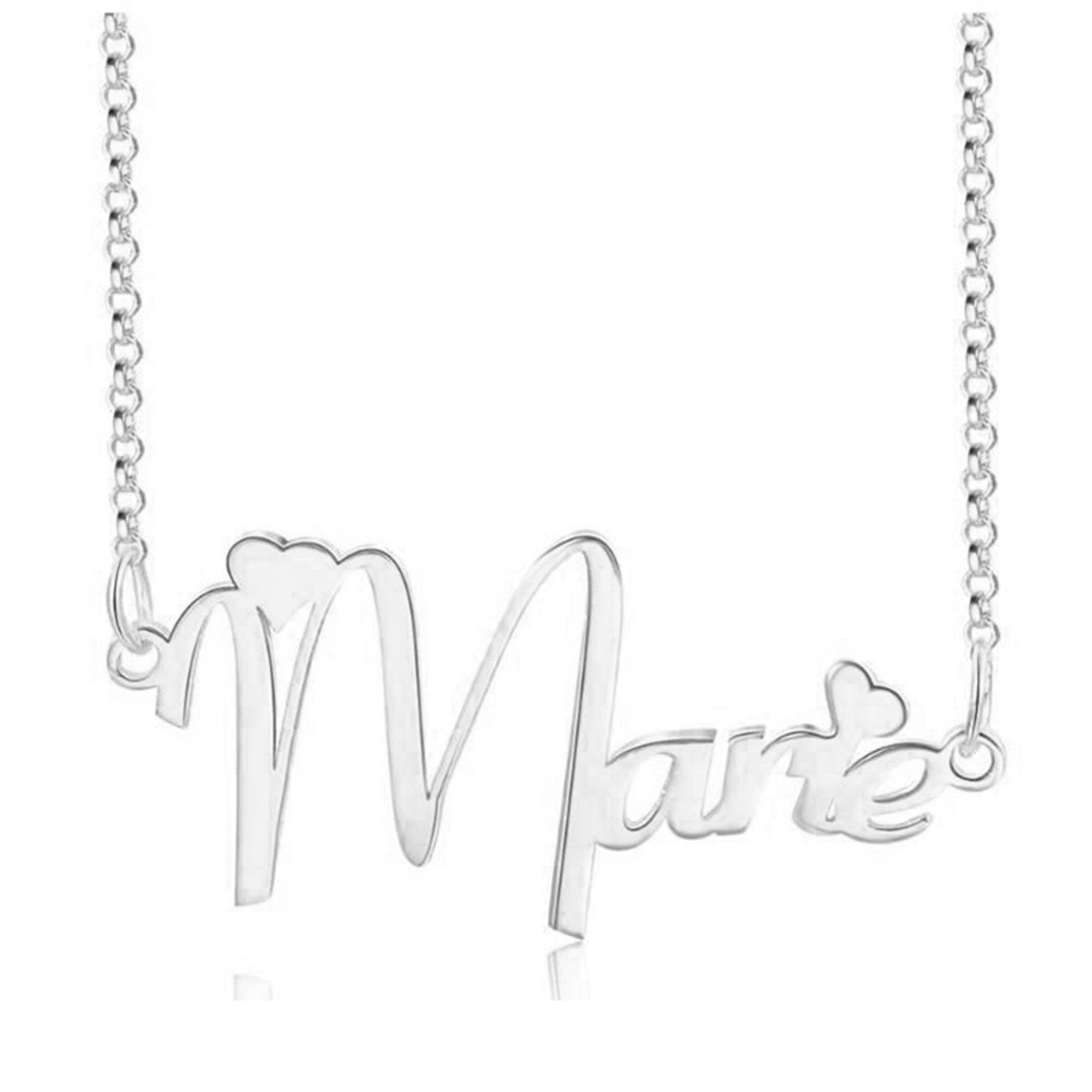 Custom Name Necklace with Box Chain,Gold Name Necklace, 925 Sterling Silver Name Necklace, Gift for Her, Mother's day Gift