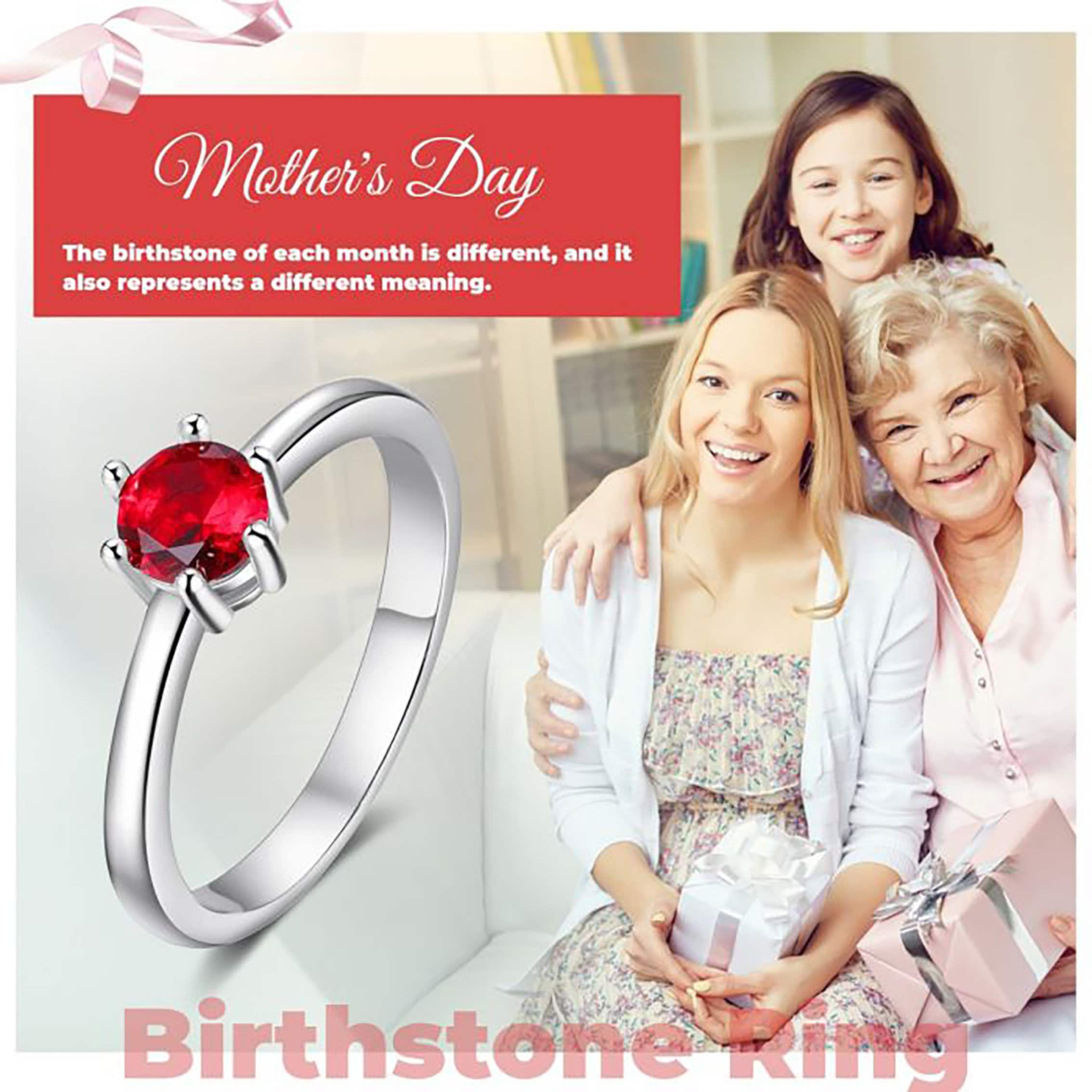 birthstone ring for mothers