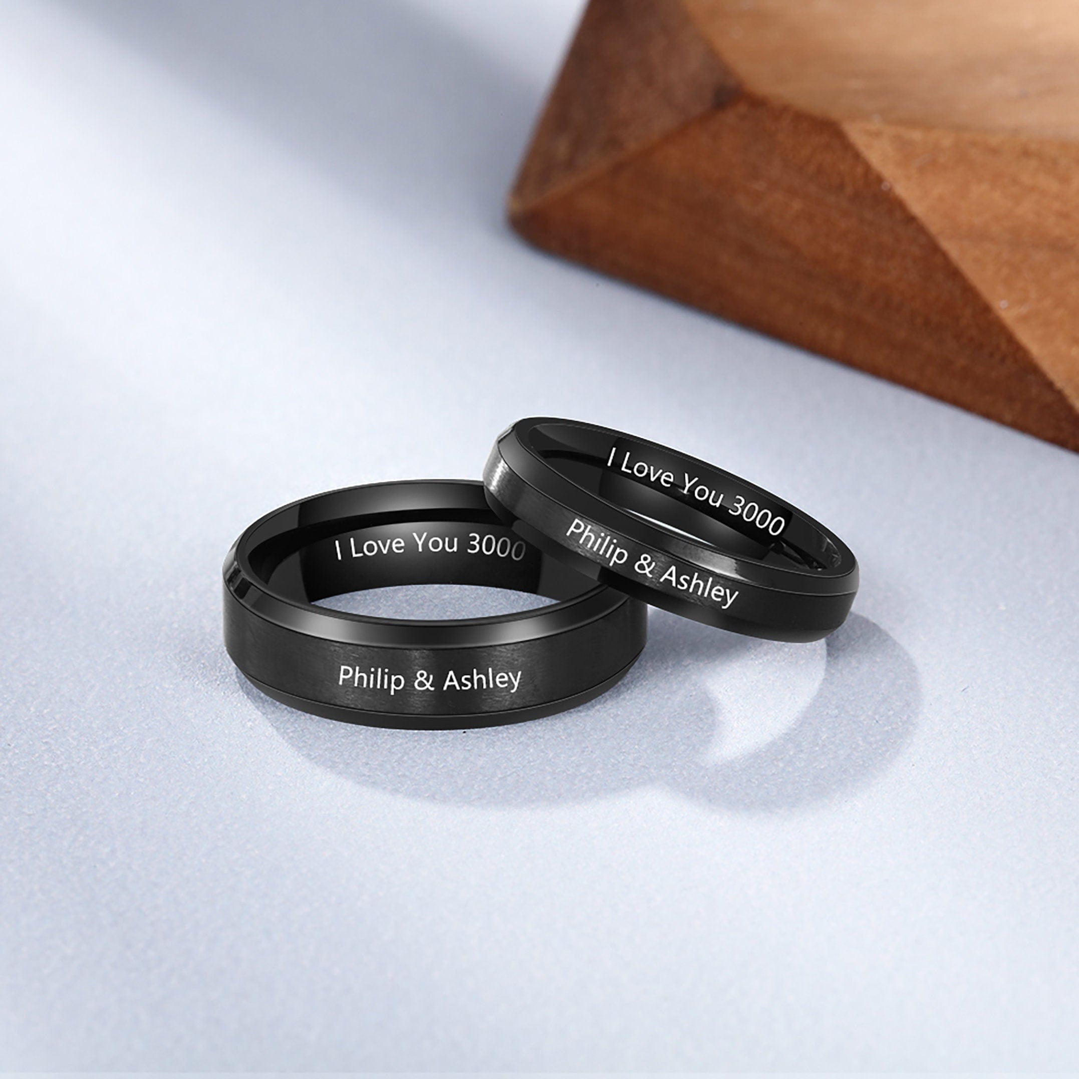 personalised couple ring australia