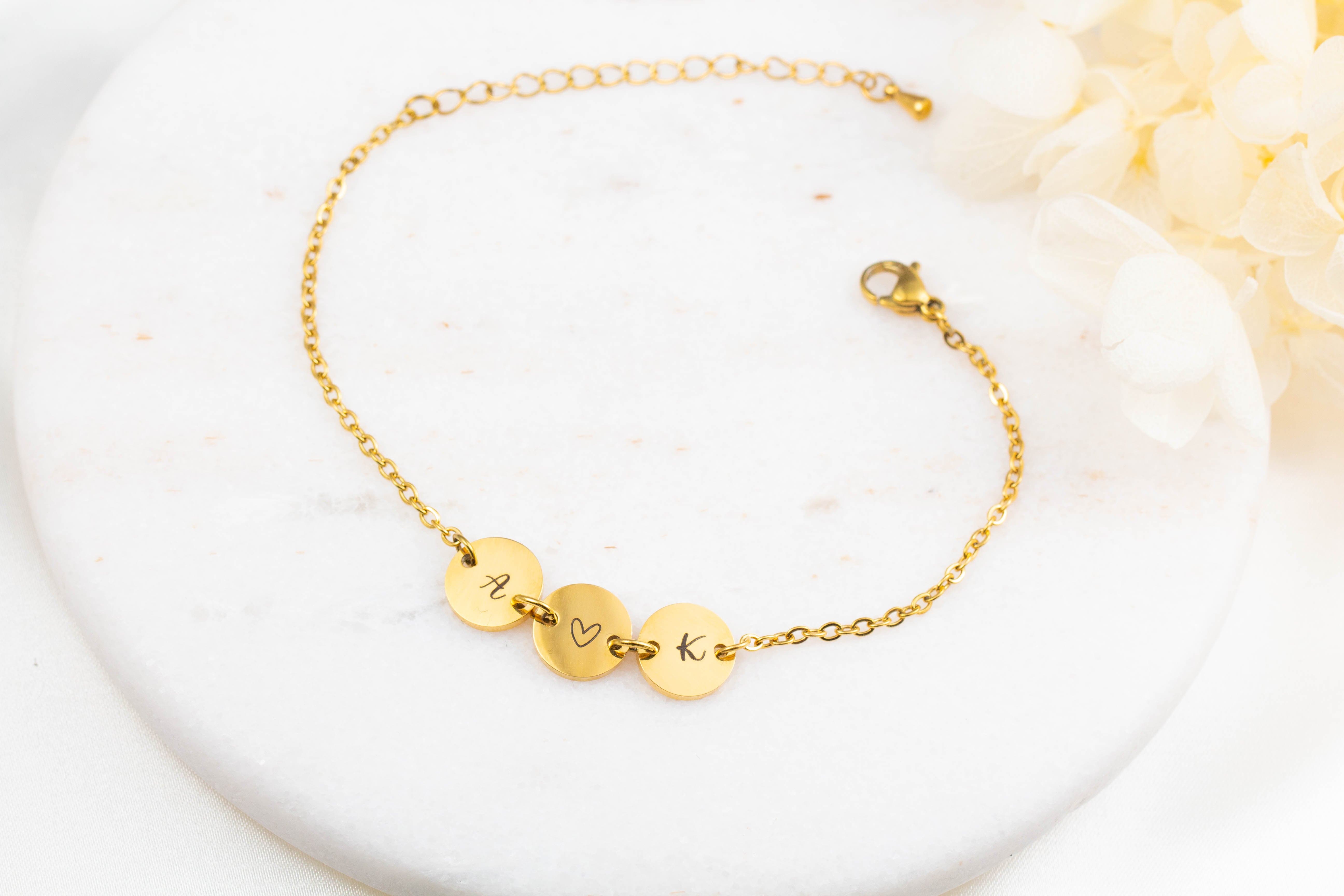 Personalised Initial Bracelet- 10mm