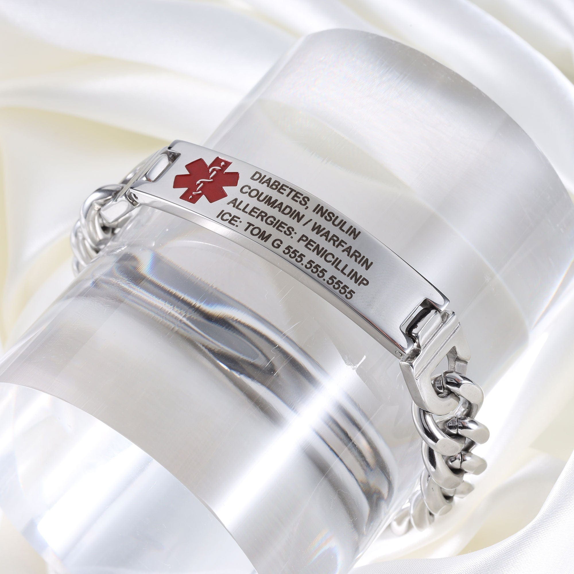 personalised medical alert ID bracelet australia