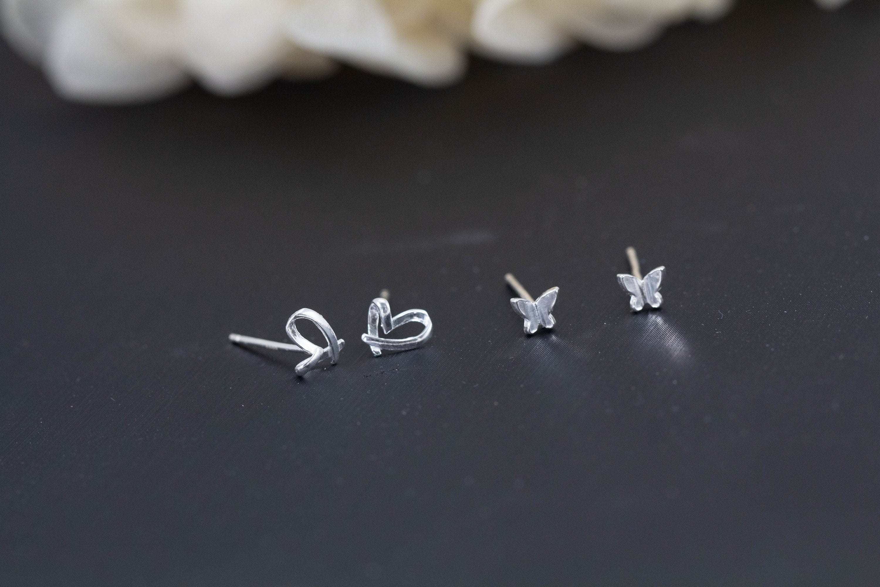 Very Tiny Sterling Silver Stud Earring - EA007